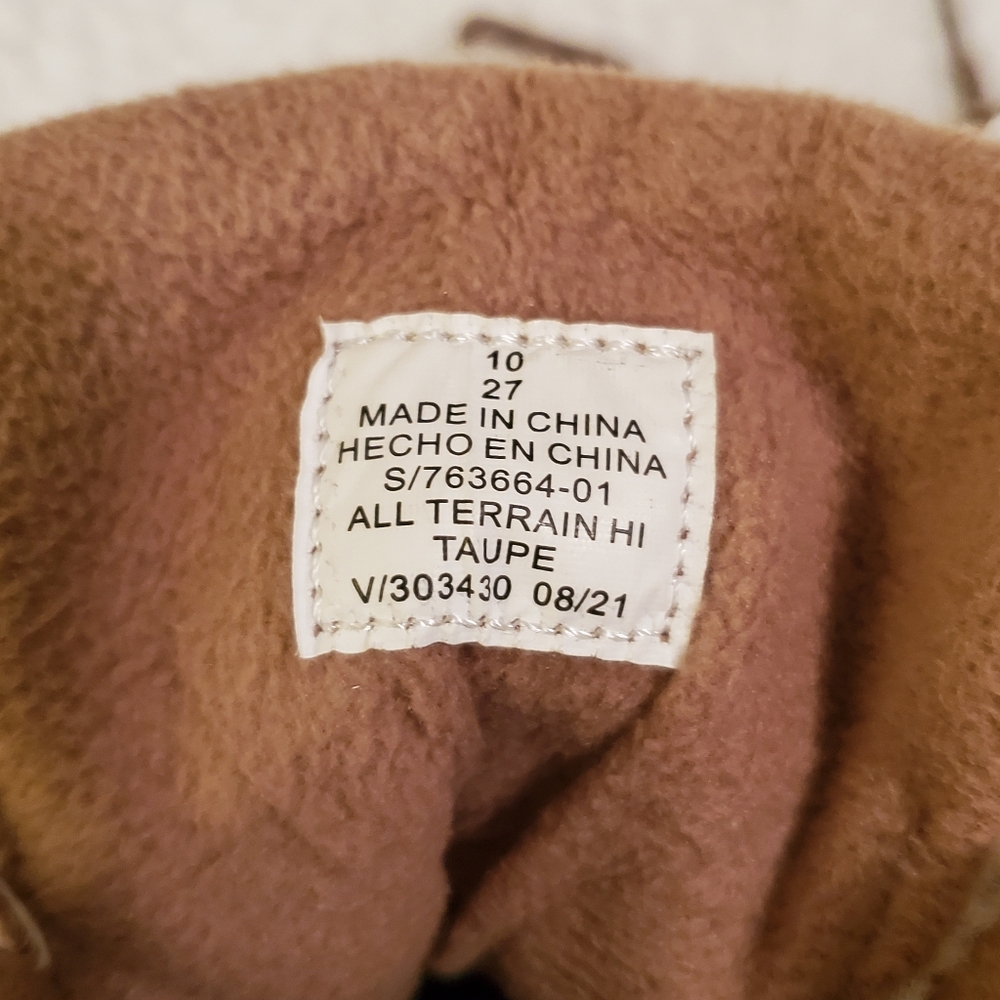 Old Navy Suade tan size 10 boots. - Picture 3 of 7